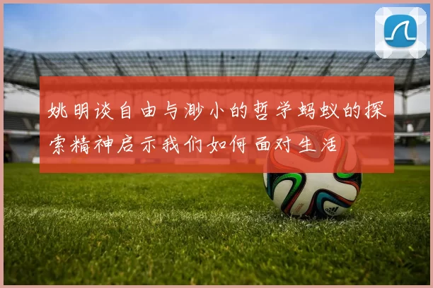 姚明谈自由与渺小的哲学蚂蚁的探索精神启示我们如何面对生活
